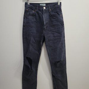 Agolde Riley straight leg jeans - Contraband size 23